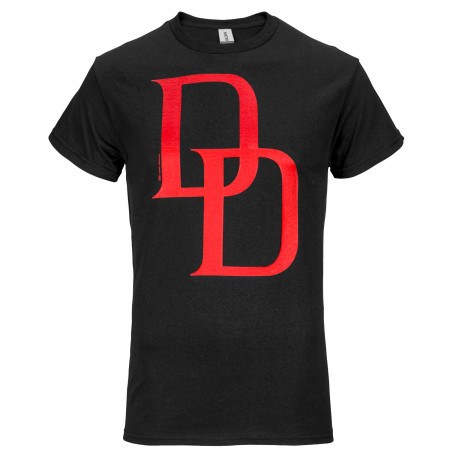 Daredevil Classic Logo Red on Black T-Shirt